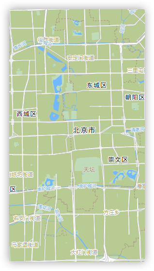 自然綠個(gè)性化電子地圖