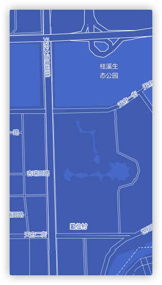 科技藍(lán)個(gè)性化電子地圖