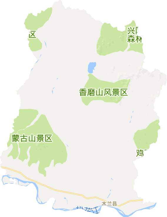 木蘭縣電子地圖