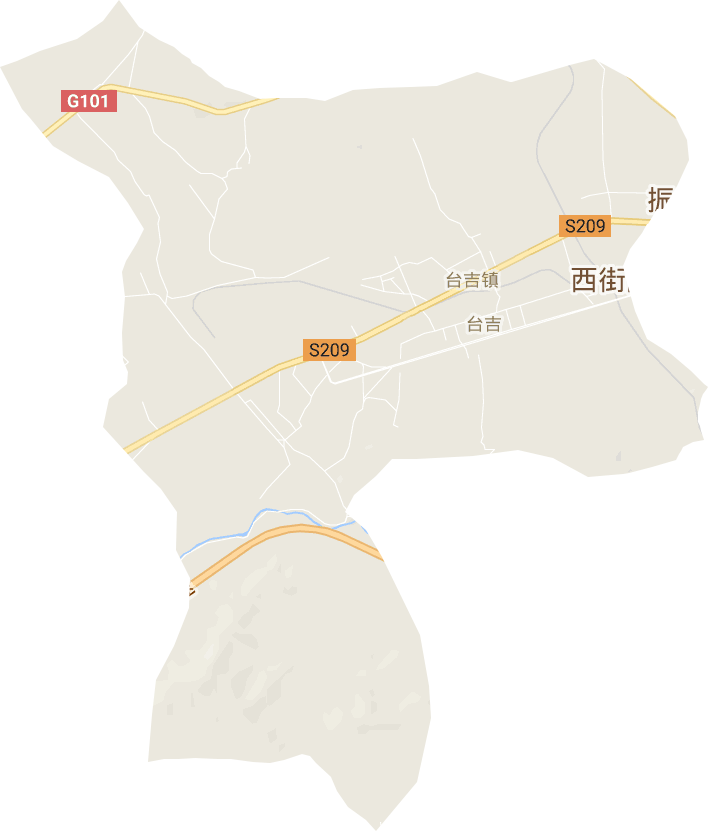 臺吉鎮電子地圖
