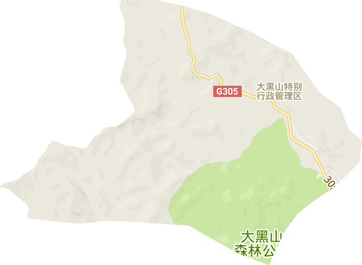 大黑山特別行政管理區電子地圖