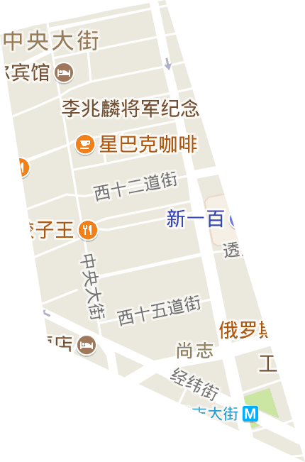 尚志街道電子地圖