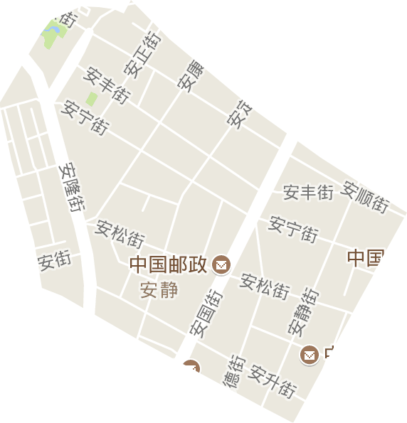 安靜街道電子地圖