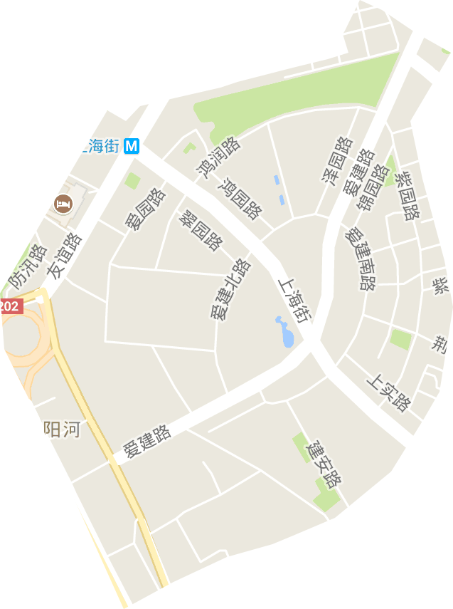 愛(ài)建街道電子地圖