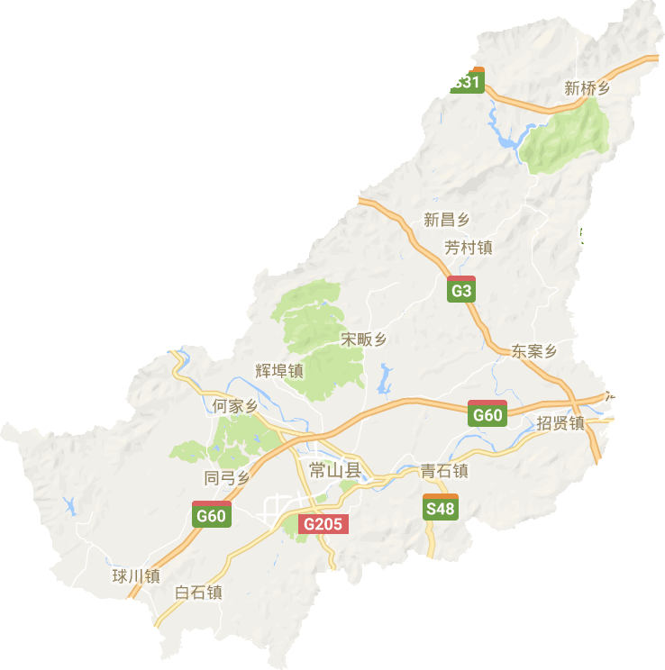 常山縣電子地圖