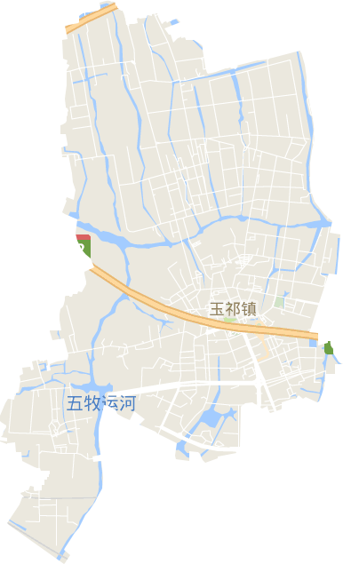 玉祁街道電子地圖