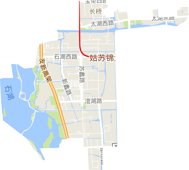 長橋街道電子地圖