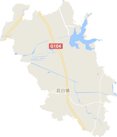 后白鎮(zhèn)電子地圖