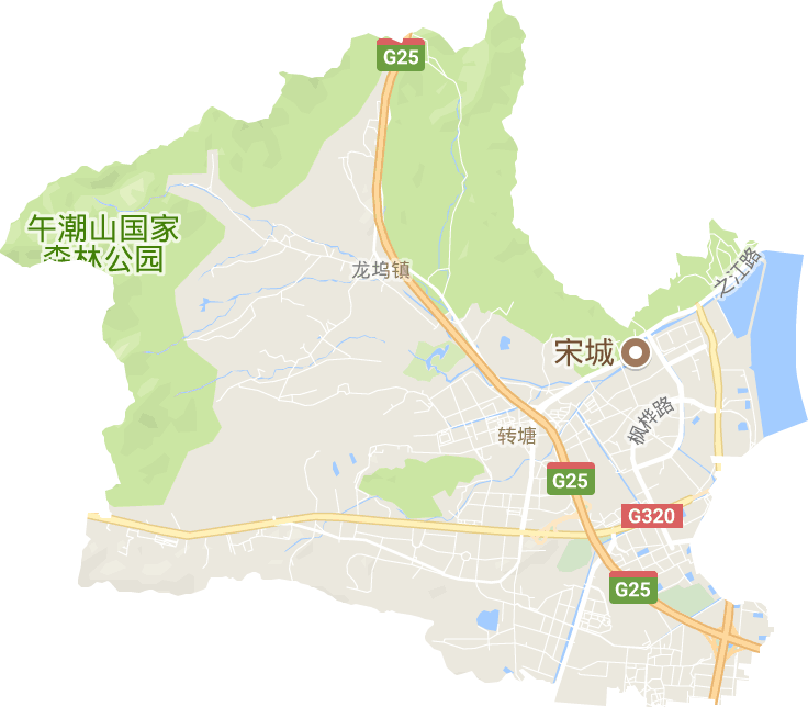 轉(zhuǎn)塘街道電子地圖