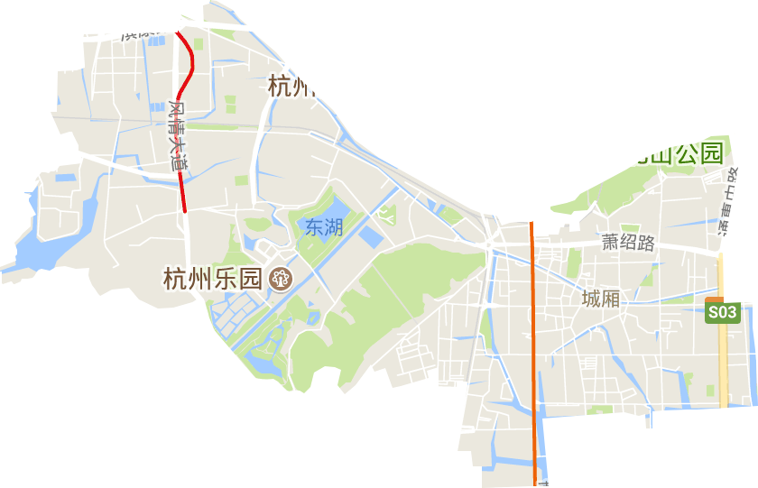 城廂街道電子地圖