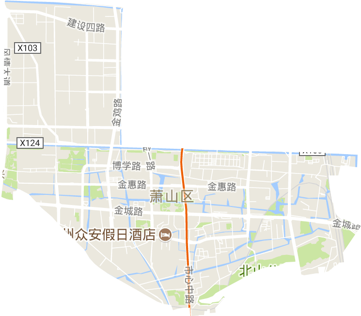 北干街道電子地圖