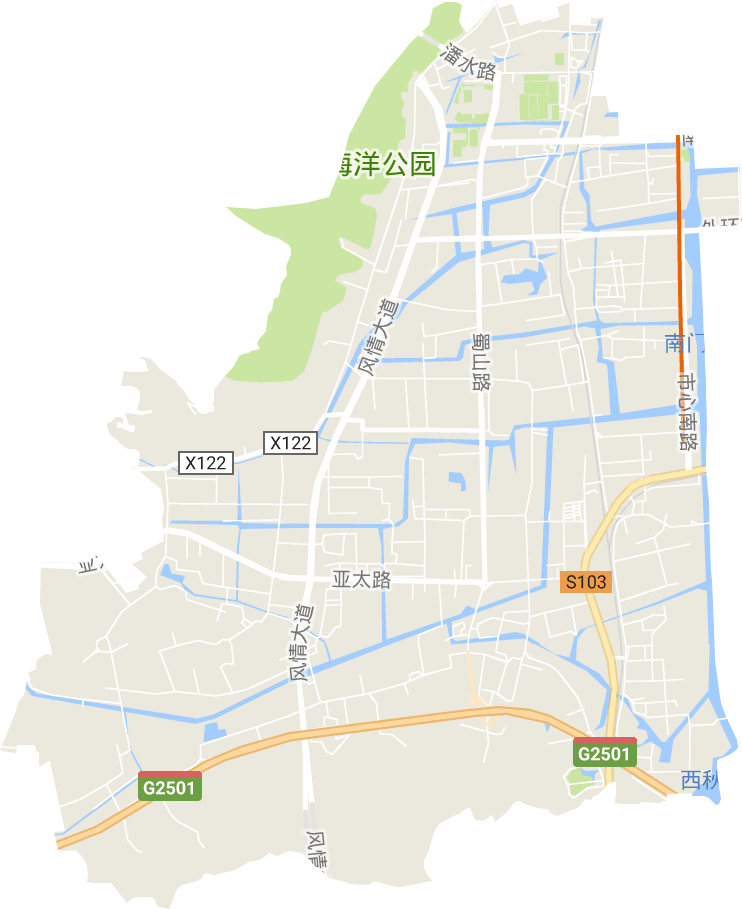 蜀山街道電子地圖