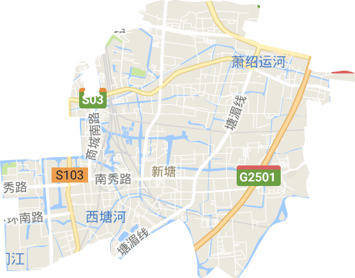 新塘街道電子地圖