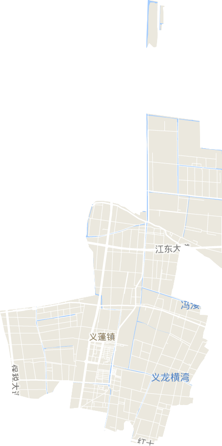義蓬街道電子地圖