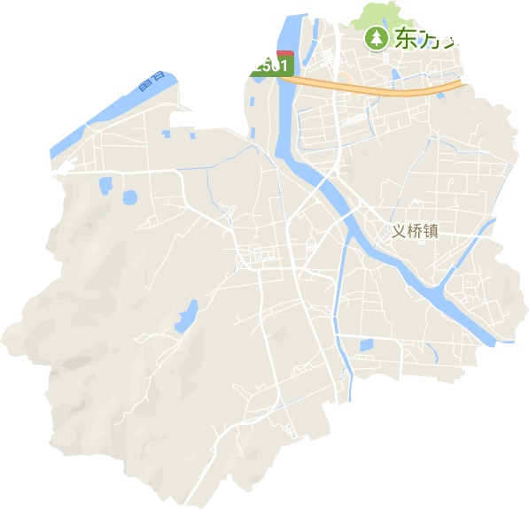 義橋鎮電子地圖