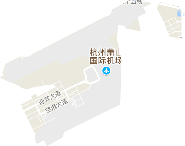 蕭山空港經濟區電子地圖
