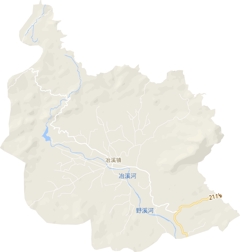 冶溪鎮電子地圖