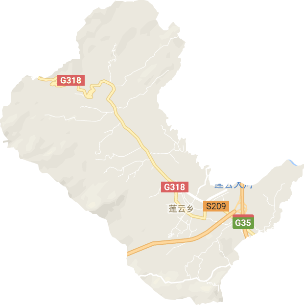蓮云鄉電子地圖
