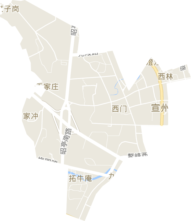 西林街道電子地圖