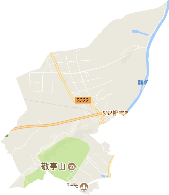 敬亭山街道電子地圖