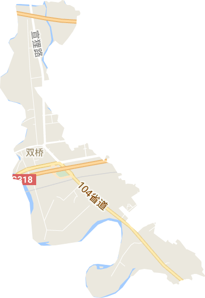 雙橋街道電子地圖