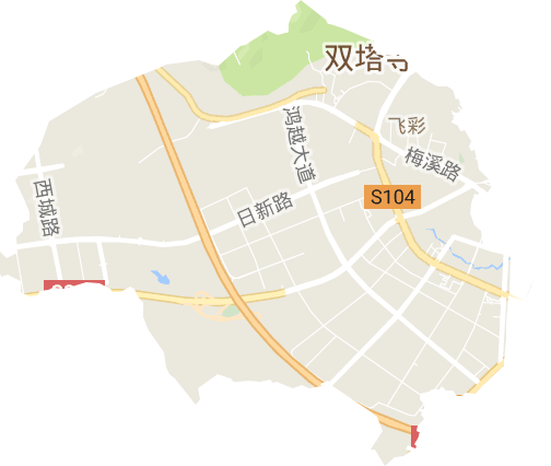 飛彩街道電子地圖
