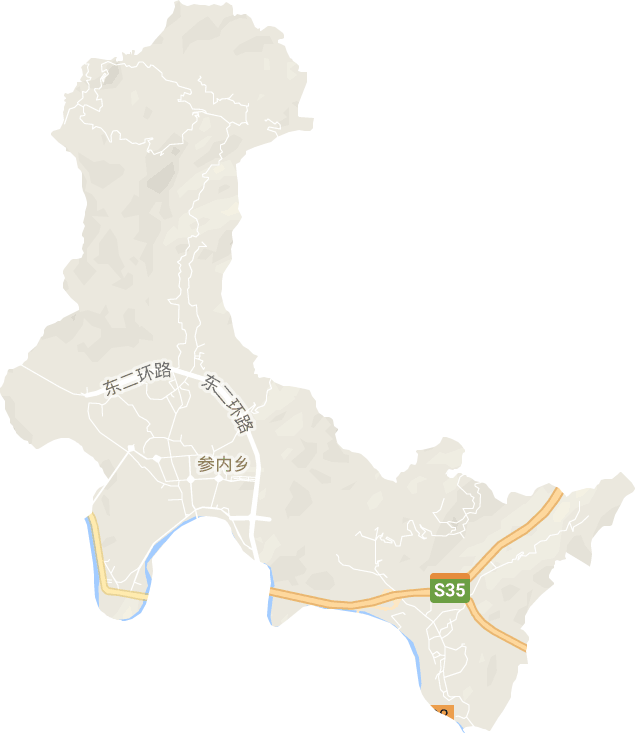 參內(nèi)鄉(xiāng)電子地圖