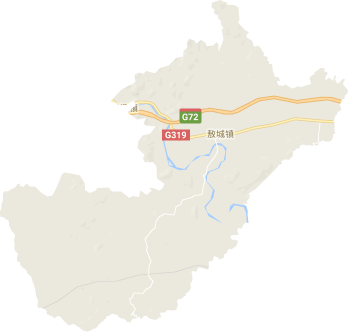 敖城鎮電子地圖