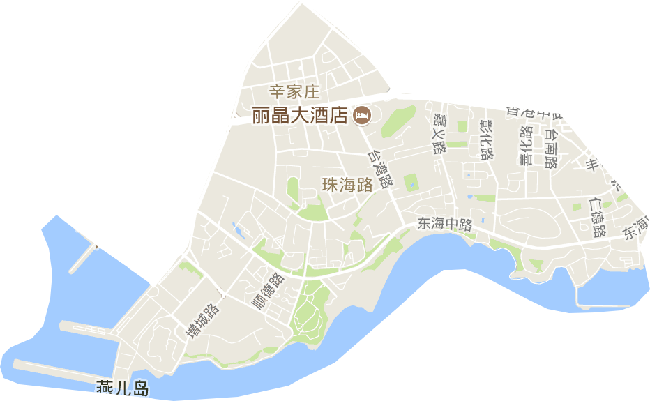 珠海路街道電子地圖