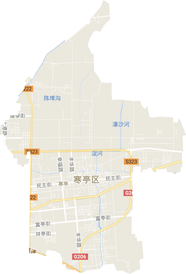 寒亭街道電子地圖