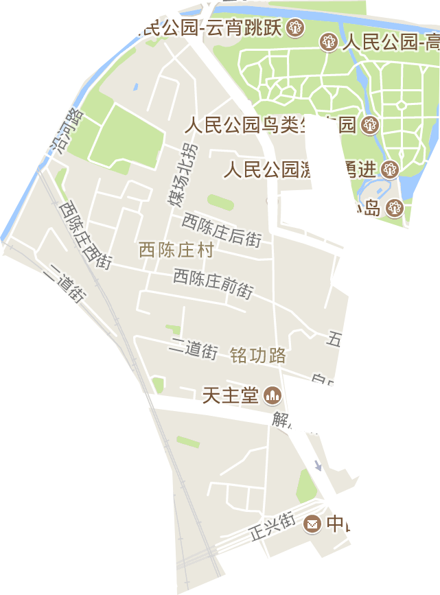 銘功路街道電子地圖