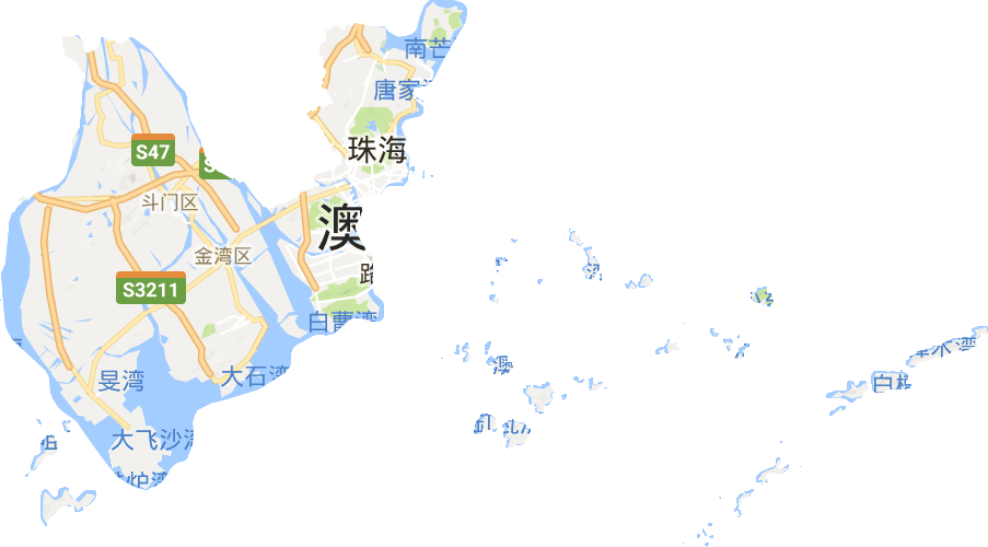 珠海市電子地圖