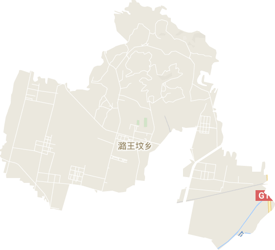 潞王墳鄉電子地圖