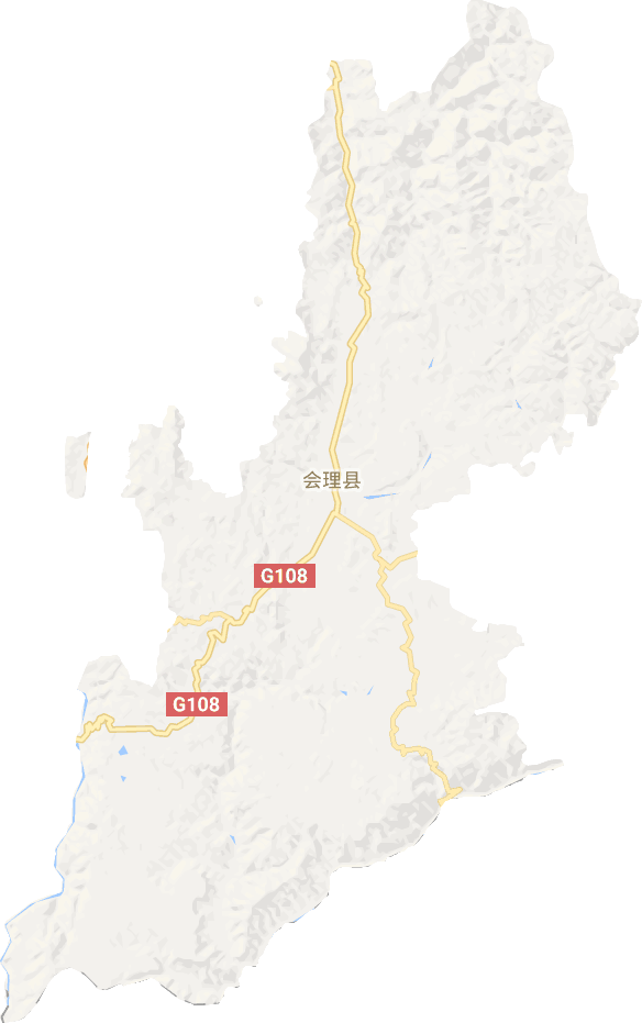 會(huì)理縣電子地圖
