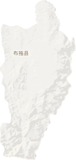 布拖縣電子地圖