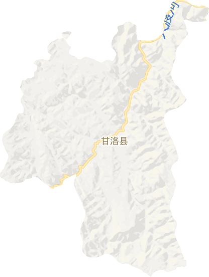 甘洛縣電子地圖