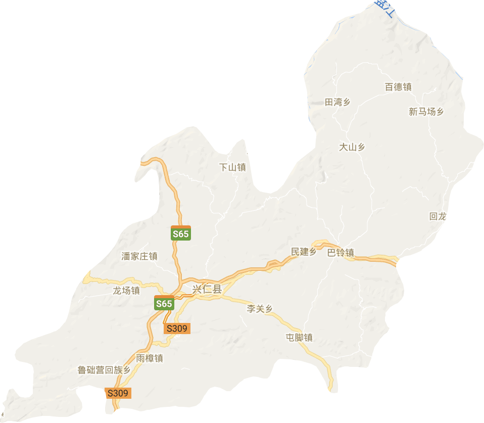興仁縣電子地圖