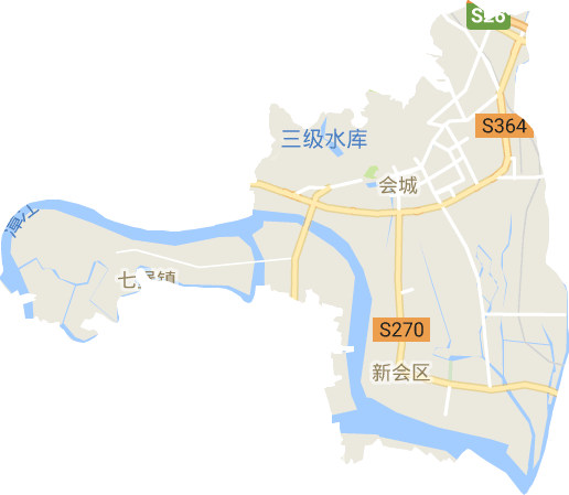 會城街道電子地圖