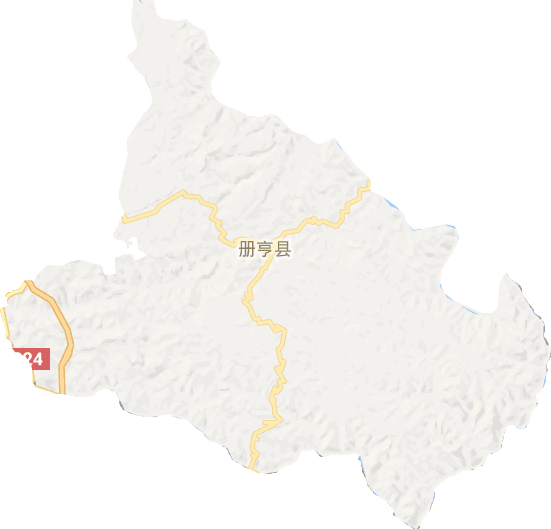 冊亨縣電子地圖
