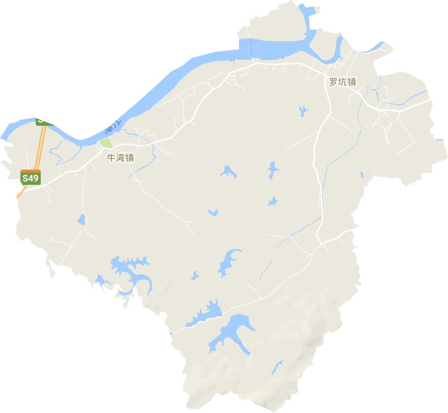 羅坑鎮電子地圖