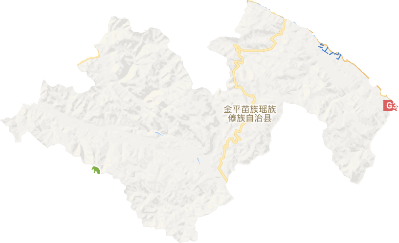 金平苗族瑤族傣族自治縣電子地圖