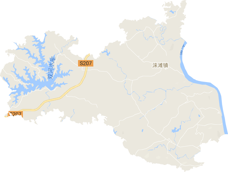 淶灘鎮電子地圖