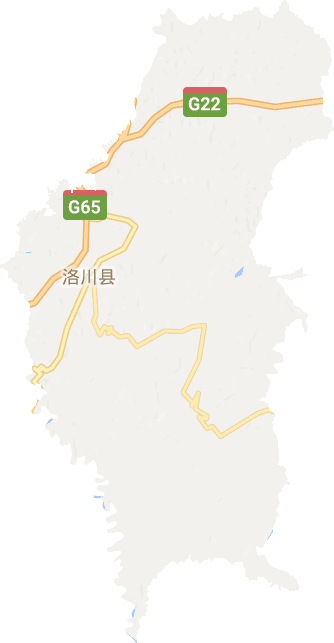 洛川縣電子地圖