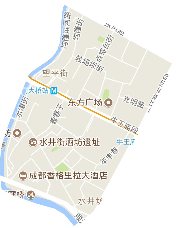 水井坊街道電子地圖