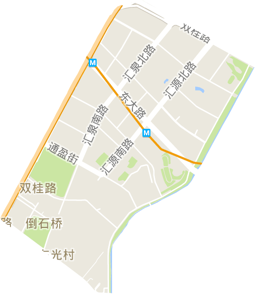 雙桂路街道電子地圖