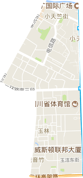 玉林街道電子地圖
