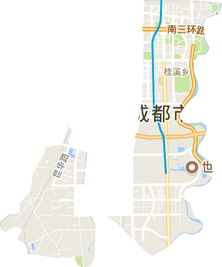 桂溪街道電子地圖