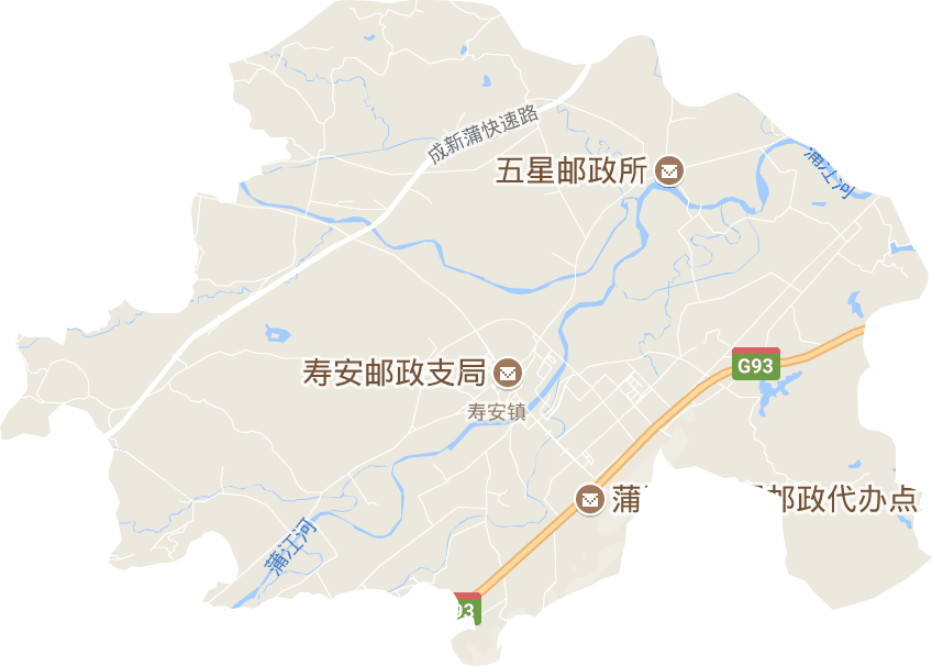 壽安鎮電子地圖