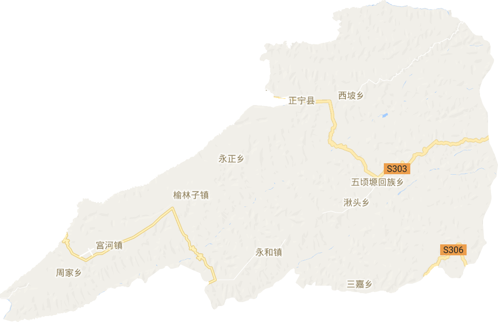 正寧縣電子地圖