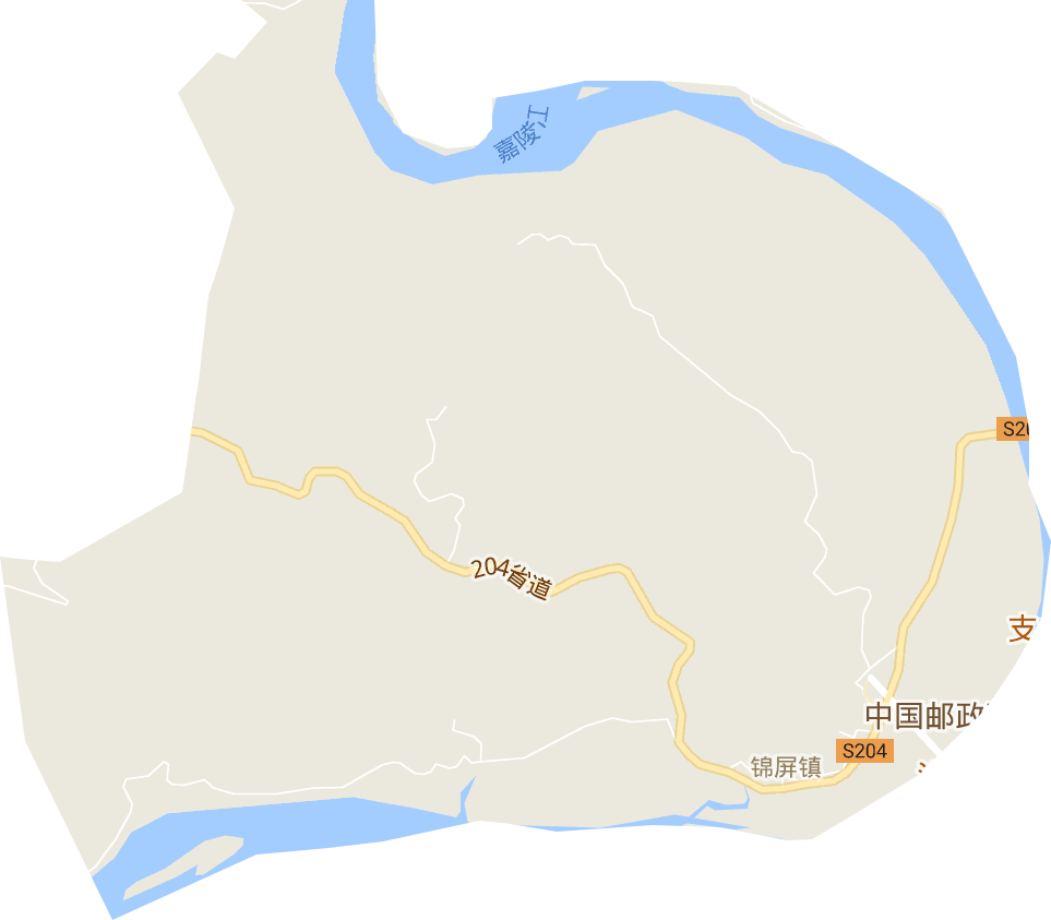 錦屏鎮電子地圖